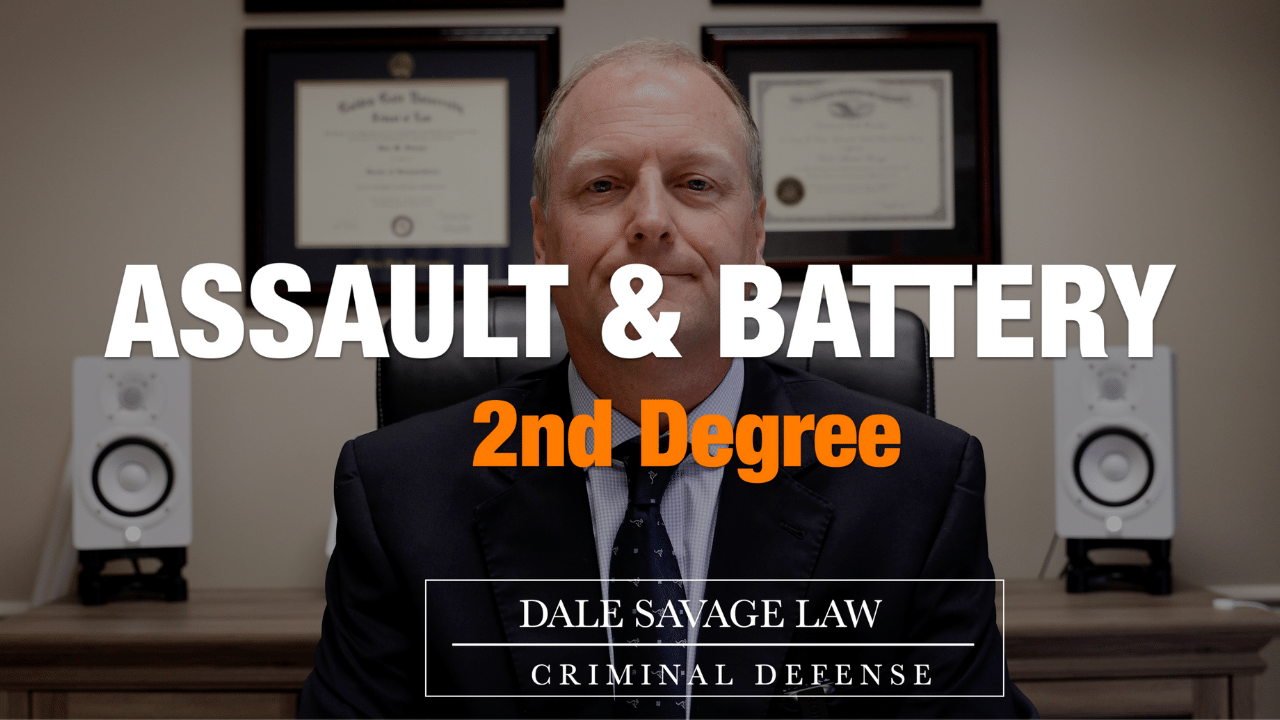 Assault And Battery 2nd Degree South Carolina Charleston Criminal Law