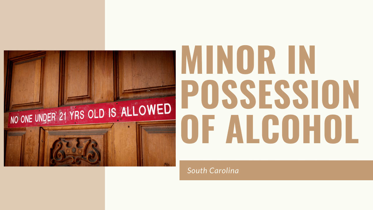 Minor in Possession of Alcohol Charleston, SC Criminal Defense Attorney